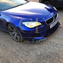 Load image into Gallery viewer, V Style Carbon Fibre Front Splitter for BMW F06 F12 F13 M6 11-18

