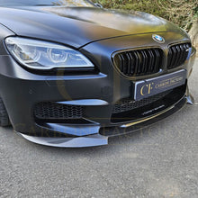 Load image into Gallery viewer, V Style Carbon Fibre Front Splitter for BMW F06 F12 F13 M6 11-18
