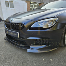 Load image into Gallery viewer, V Style Carbon Fibre Front Splitter for BMW F06 F12 F13 M6 11-18
