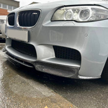Load image into Gallery viewer, V Style Carbon Fibre Front Splitter for BMW F10 M5 10-16
