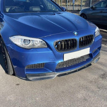 Load image into Gallery viewer, V Style Carbon Fibre Front Splitter for BMW F10 M5 10-16
