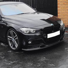Load image into Gallery viewer, V Style Carbon Fibre Front Splitter for BMW F30 F31 3 Series M Sport 12-19

