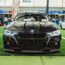 Load image into Gallery viewer, V Style Carbon Fibre Front Splitter for BMW F30 F31 3 Series M Sport 12-19
