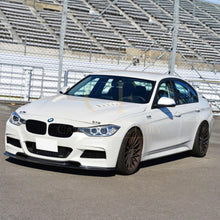 Load image into Gallery viewer, V Style Carbon Fibre Front Splitter for BMW F30 F31 3 Series M Sport 12-19
