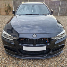 Load image into Gallery viewer, V Style Carbon Fibre Front Splitter for BMW F30 F31 3 Series M Sport 12-19
