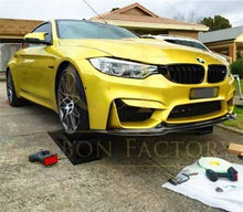 Load image into Gallery viewer, V Style Carbon Fibre Front Splitter for BMW F80 M3 F82 F83 M4 14-20

