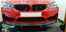 Load image into Gallery viewer, V Style Carbon Fibre Front Splitter for BMW F80 M3 F82 F83 M4 14-20
