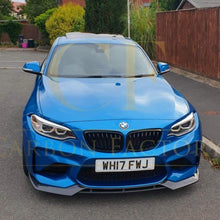 Load image into Gallery viewer, V Style Carbon Fibre Front Splitter for BMW F87 M2 OG 16-18
