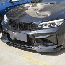 Load image into Gallery viewer, V Style Carbon Fibre Front Splitter for BMW F87 M2 OG 16-18
