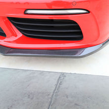 Load image into Gallery viewer, V Style Carbon Fibre Front Splitter for Porsche Boxster &amp; Cayman 718 16-21
