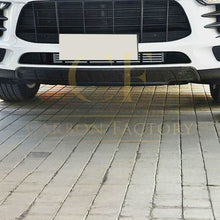 Load image into Gallery viewer, V Style Carbon Fibre Front Splitter for Porsche Macan 14-17
