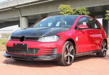 Load image into Gallery viewer, V Style Carbon Fibre Front Splitter for VW Golf MK7 GTI 14-17
