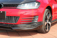 Load image into Gallery viewer, V Style Carbon Fibre Front Splitter for VW Golf MK7 GTI 14-17
