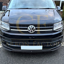 Load image into Gallery viewer, V Style Carbon Fibre Front Splitter for VW T6 Multivan 15-20
