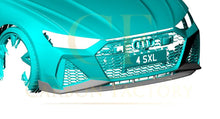 Load image into Gallery viewer, V Style Pre-Preg Carbon Fibre Front Splitter for Audi C8 RS6 19-22
