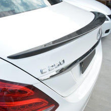 Load image into Gallery viewer, AMG Style Carbon Fibre Boot Spoiler for Mercedes Benz W205 C Class 15-21
