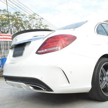 Load image into Gallery viewer, AMG Style Carbon Fibre Boot Spoiler for Mercedes Benz W205 C Class 15-21
