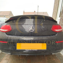 Load image into Gallery viewer, PSM Style Carbon Fibre Boot Spoiler for Mercedes Benz W205 C Class 15-21
