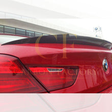 Load image into Gallery viewer, V Style Carbon Fibre Boot Spoiler for BMW 6 Series F06 F12 F13 inc M6 11-18
