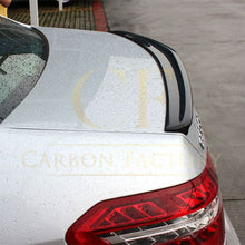 Load image into Gallery viewer, AMG Style Carbon Fibre Boot Spoiler for Mercedes Benz W212 E Class Saloon 10-17
