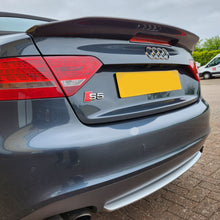 Load image into Gallery viewer, B Style Carbon Fibre Boot Spoiler for Audi B8 B8.5 A5 S5 Convertible 07-16
