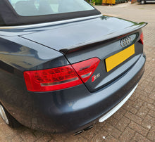 Load image into Gallery viewer, B Style Carbon Fibre Boot Spoiler for Audi B8 B8.5 A5 S5 Convertible 07-16

