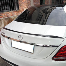 Load image into Gallery viewer, C63 Style Carbon Fibre Boot Spoiler for Mercedes Benz W205 C Class Saloon 15-21
