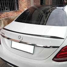 Load image into Gallery viewer, C63 Style Carbon Fibre Boot Spoiler for Mercedes Benz W205 C Class Saloon 15-21
