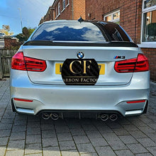 Load image into Gallery viewer, CS Style Pre-Preg Carbon Fibre Boot Spoiler for BMW 3 Series F30 F80 Saloon inc M3 13-18
