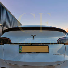 Load image into Gallery viewer, DS Style Carbon Fibre Rear Spoiler for Tesla Model Y 19-23
