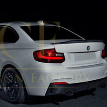 Load image into Gallery viewer, Exotics Style Carbon Fibre Boot Spoiler for BMW 2 Series F22 F87 M2 13-21
