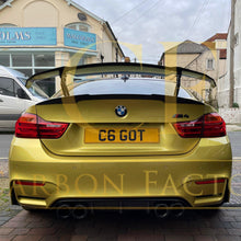 Load image into Gallery viewer, GTS V Style Carbon Fibre Boot Spoiler for BMW F80 M3 F82 F83 M4 14-20
