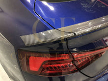 Load image into Gallery viewer, H Style Carbon Fibre Boot Spoiler for Audi B9 A5 S5 RS5 4 Door 17-24
