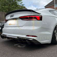 Load image into Gallery viewer, H Style Carbon Fibre Boot Spoiler for Audi B9 A5 S5 RS5 4 Door 17-24
