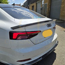 Load image into Gallery viewer, H Style Carbon Fibre Boot Spoiler for Audi B9 A5 S5 RS5 4 Door 17-24
