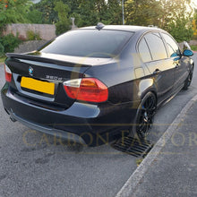 Load image into Gallery viewer, MP Style Carbon Fibre Boot Spoiler for BMW 3 Series E90 Saloon inc M3 07-13
