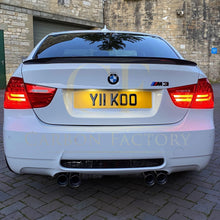 Load image into Gallery viewer, MP Style Carbon Fibre Boot Spoiler for BMW 3 Series E90 Saloon inc M3 07-13
