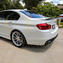 Load image into Gallery viewer, PSM Style Carbon Fibre Boot Spoiler for BMW 5 Series F10 inc M5 10-17
