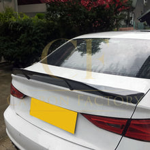 Load image into Gallery viewer, R Style Carbon Fibre Boot Spoiler for Audi A3 S3 RS3 Saloon 13-20

