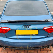 Load image into Gallery viewer, R Style Carbon Fibre Boot Spoiler for Audi B8 B8.5 A5 4 Door 07-16
