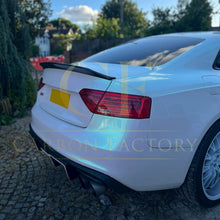 Load image into Gallery viewer, R Style Carbon Fibre Boot Spoiler for Audi B8 B8.5 S5 RS5 2 Door 07-16

