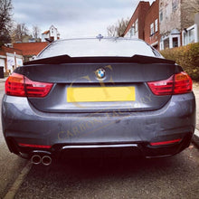 Load image into Gallery viewer, V Style Carbon Fibre Boot Spoiler for BMW 4 Series F32 Coupe 14-20
