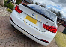 Load image into Gallery viewer, V Style Carbon Fibre Boot Spoiler for BMW 4 Series F36 Gran Coupe 14-20
