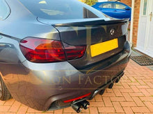 Load image into Gallery viewer, V Style Carbon Fibre Boot Spoiler for BMW 4 Series F36 Gran Coupe 14-20
