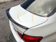 Load image into Gallery viewer, V Style Carbon Fibre Boot Spoiler for BMW 5 Series F10 inc M5 10-17
