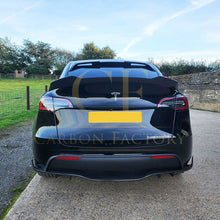 Load image into Gallery viewer, V Style Pre-Preg Carbon Fibre Rear Spoiler for Tesla Model Y 19-23
