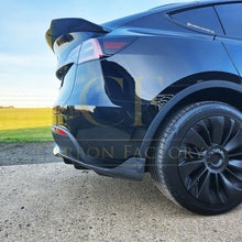 Load image into Gallery viewer, V Style Pre-Preg Carbon Fibre Rear Spoiler for Tesla Model Y 19-23
