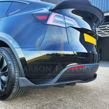 Load image into Gallery viewer, V Style Pre-Preg Carbon Fibre Rear Spoiler for Tesla Model Y 19-23
