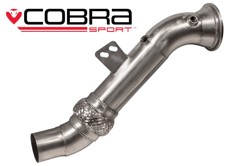 Cobra Sport De-Cat Downpipe 3.5in (88.9mm) Performance Exhaust for BMW 540i G30/G31 2017-2020 (B58) - Off-Road/Motorsport Use Only