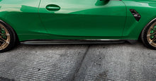 Load image into Gallery viewer, BMW M4 G82 G83 EVO-S Gloss Black Side Skirts by ZAERO (2021+)
